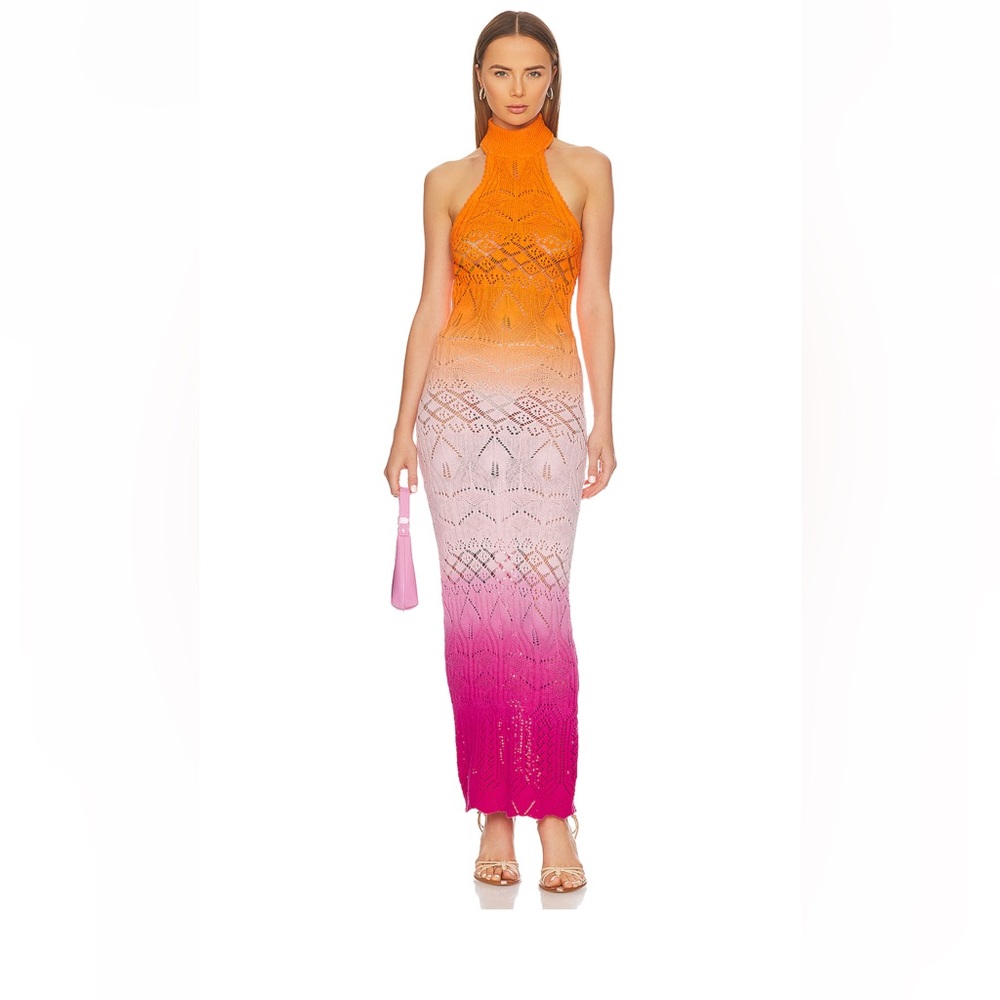 Preowned Lovers and Friends Crochet dress from Revolve.